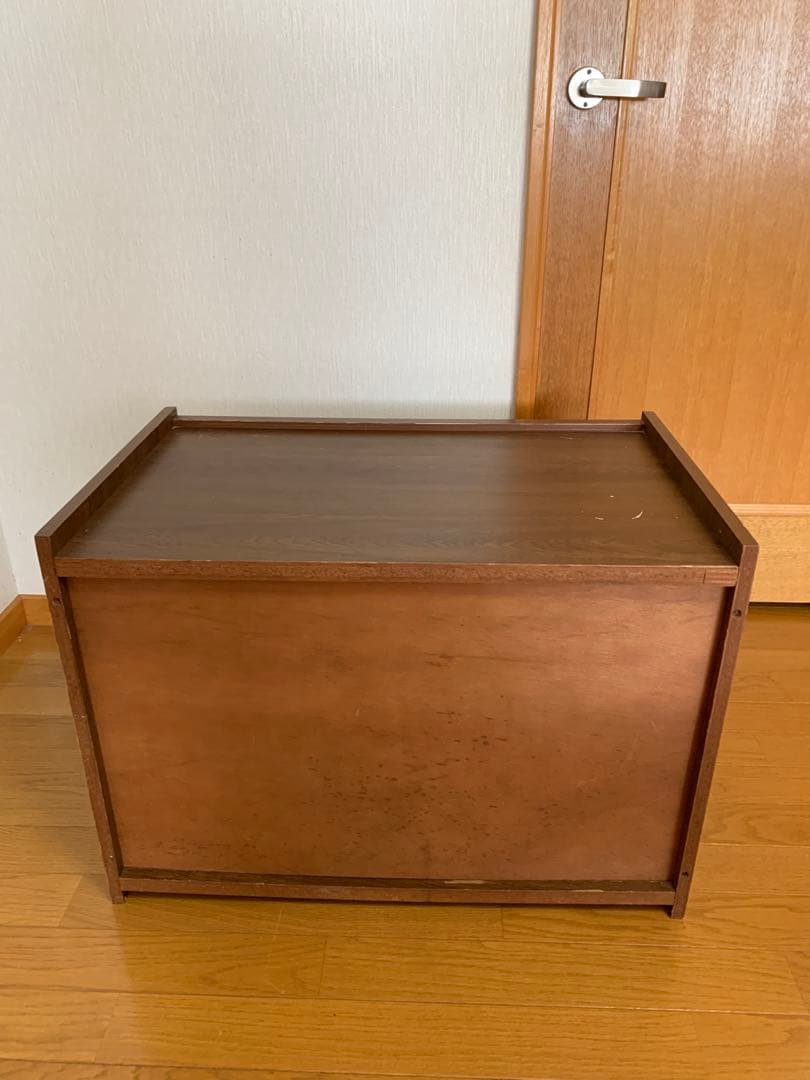 【希少】National 木製テレビボード レトロ 古家具　昭和 ビンテージ