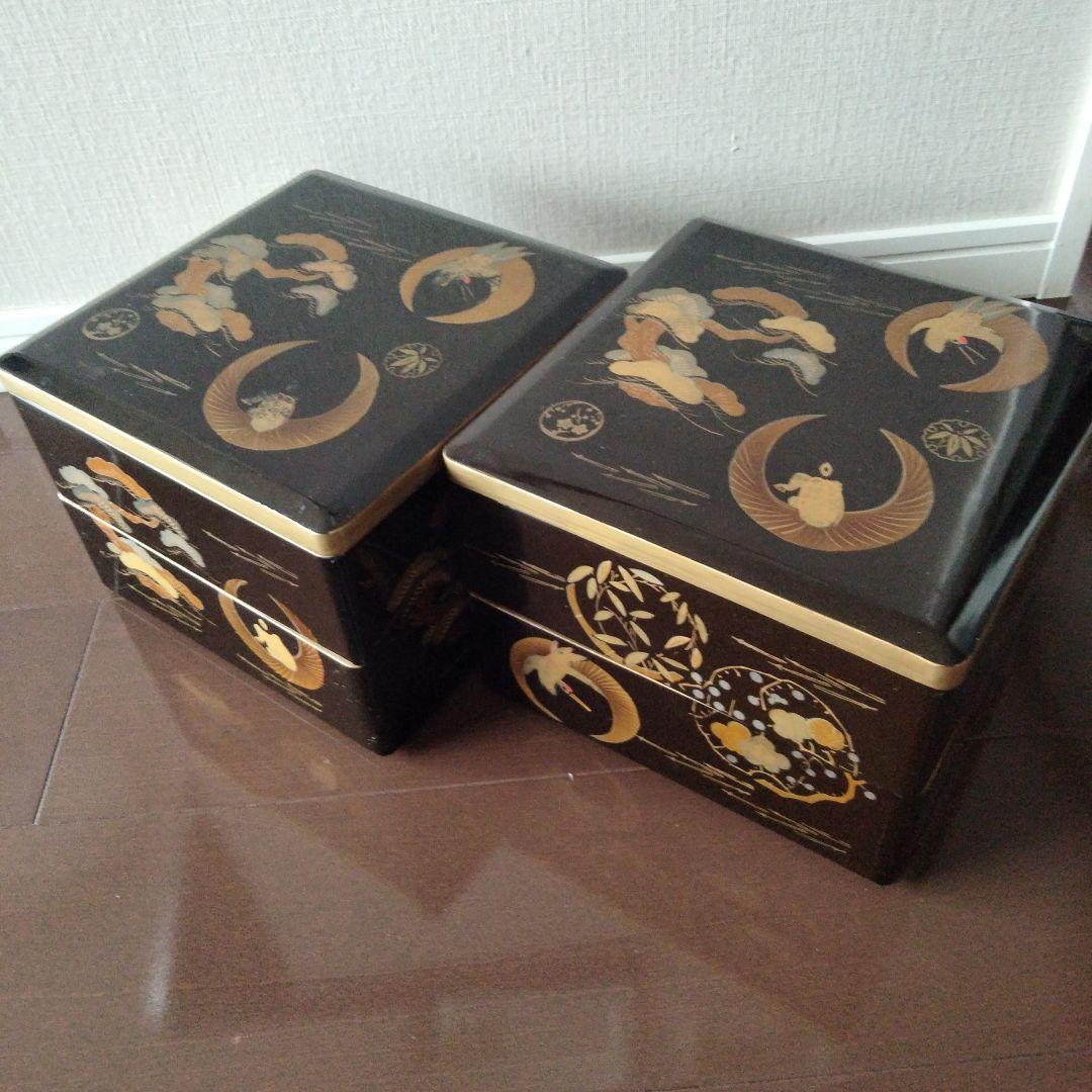 輪島塗　４段お重