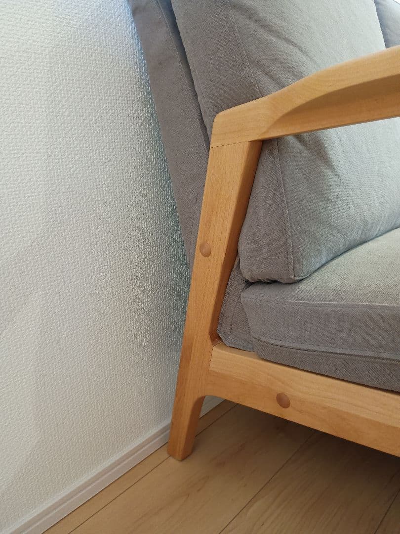 MOMO NATURAL MOSS SOFA 3P カバー付き