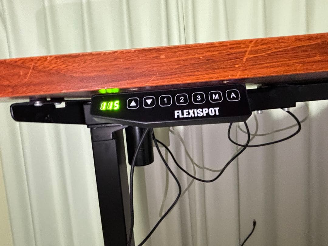 【送料込み】FLEXISPOT 電動昇降デスク E1 ブラウン