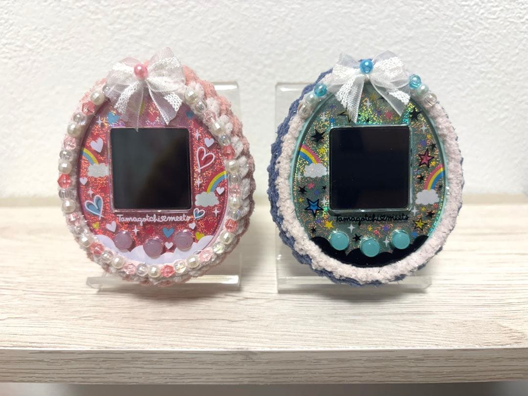 たまごっちみーつ　メルヘンみーつ(ピンク)、まじかるみーつ(グリーン) セット