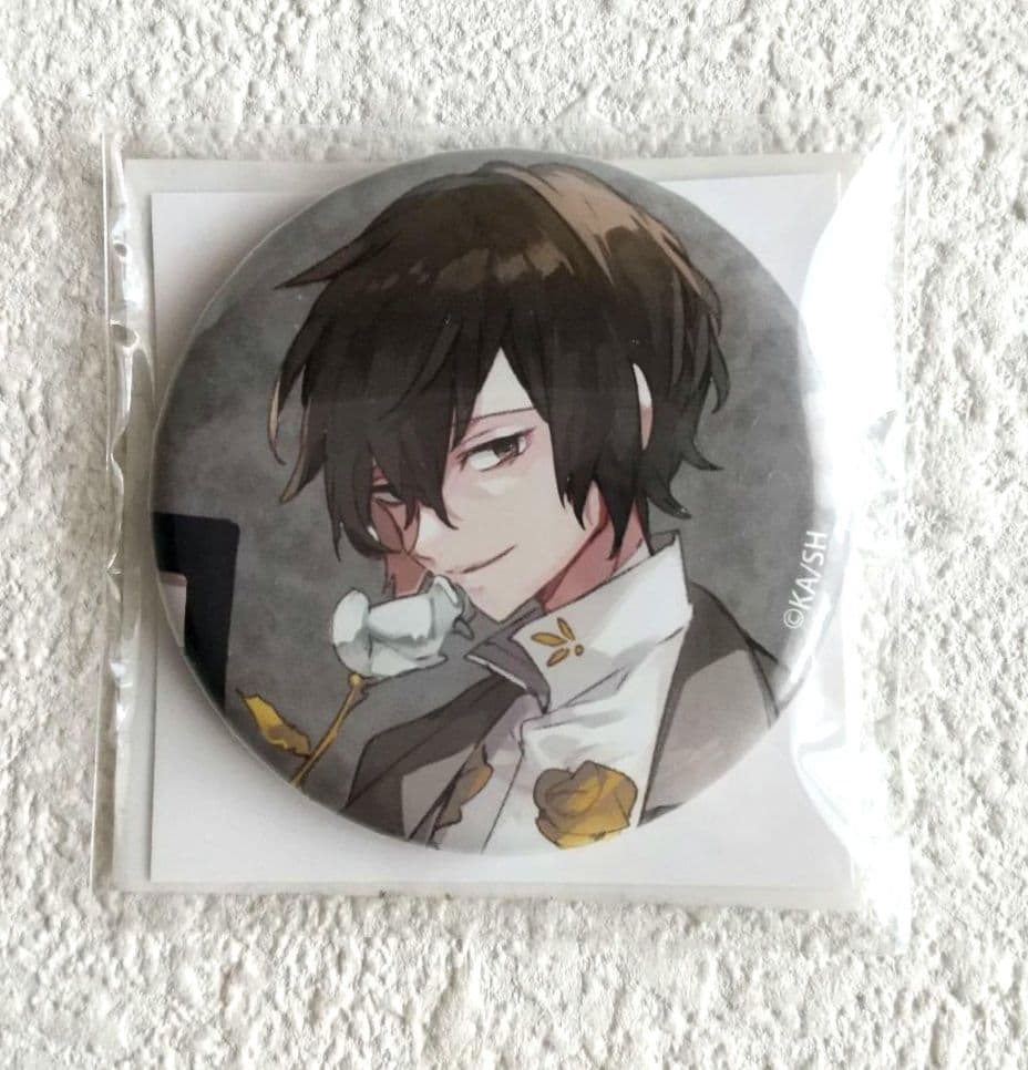 文豪ストレイドッグス 春河35イラスト 太宰治 缶バッジ - メルカリ