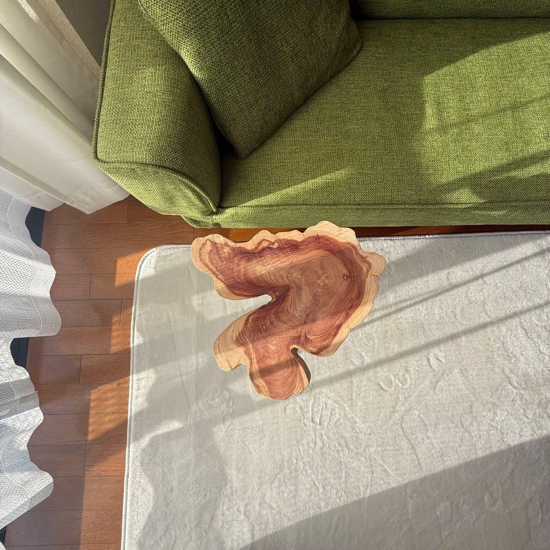 ミニ　コーヒーテーブル　サイドテーブル　切り株