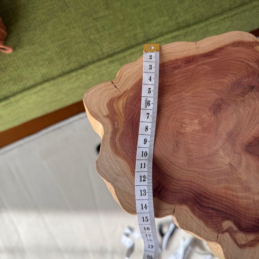 ミニ　コーヒーテーブル　サイドテーブル　切り株