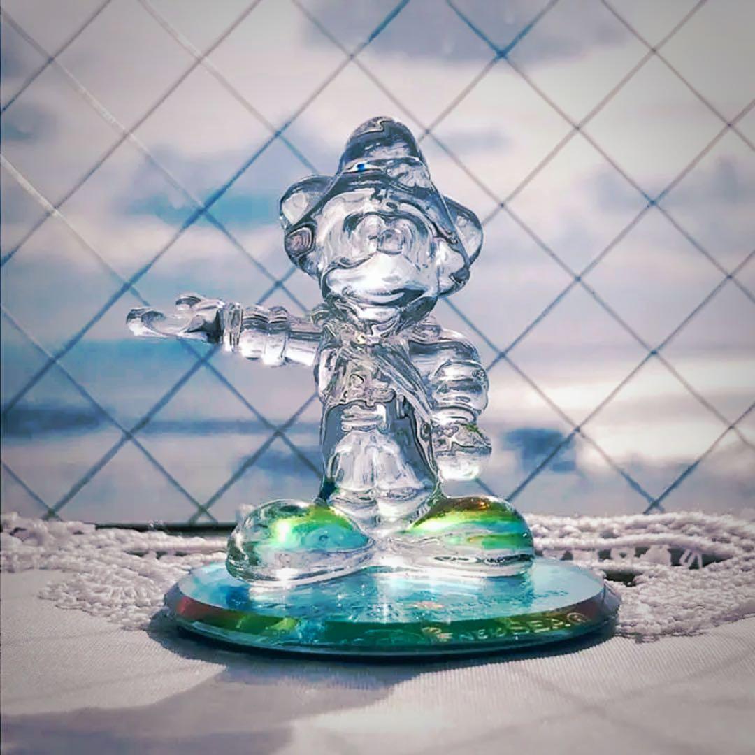 期間限定値下げ Disney ミッキーマウス ガラス細工 置物 ディズニー