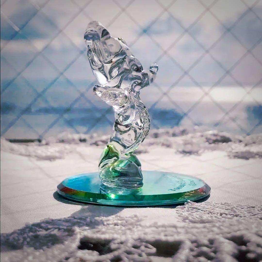 期間限定値下げ Disney ミッキーマウス ガラス細工 置物 ディズニー