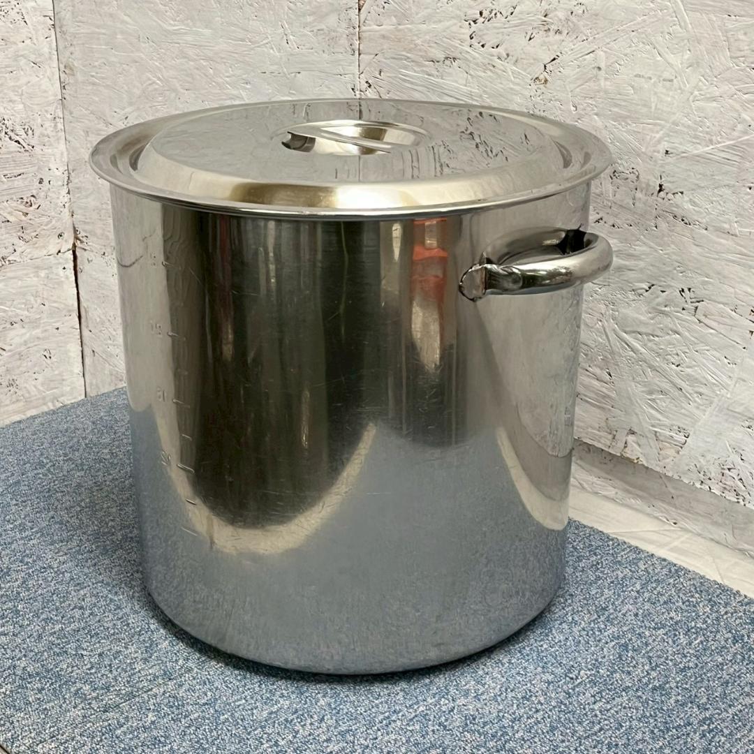 【厨房機器】 ステンレス製 33cm 寸胴鍋 厨房 厨房機器 ① A1509