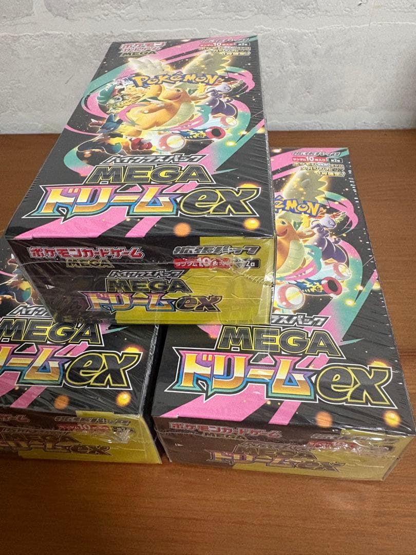 メガドリームex シュリンク付き 3BOX シュリンク付き - メルカリ