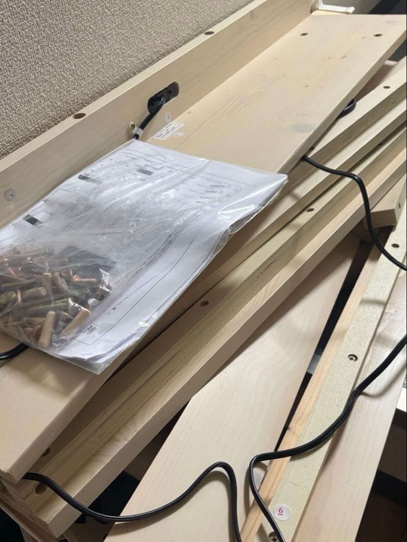 【美品】タンスのゲン ベッドフレーム シングル 木製