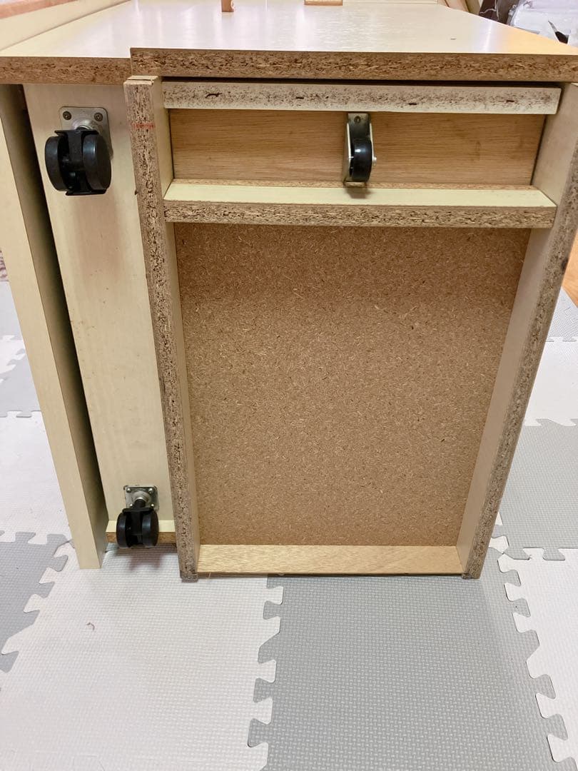 brother ブラザー　バタフライテーブル　作業台　コンセント穴付き　木製