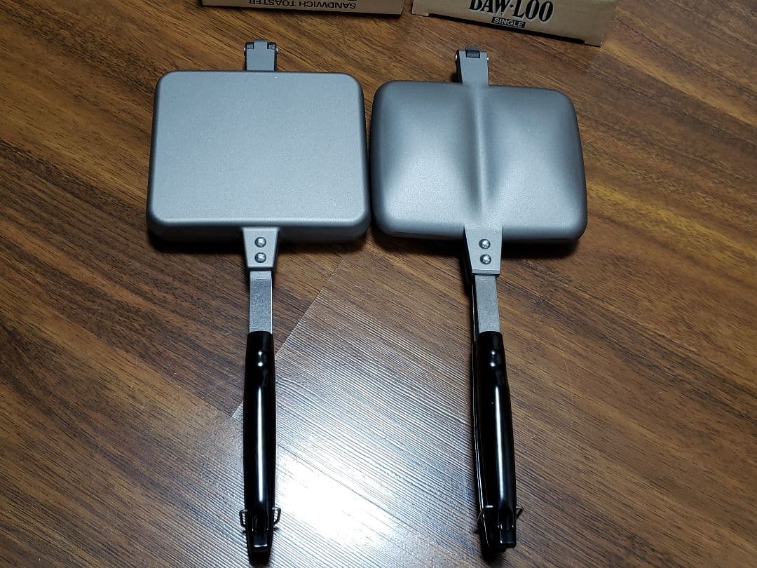 バウルー　ホットサンド　　ダブル　シングル　セット　フッ素加工　新品