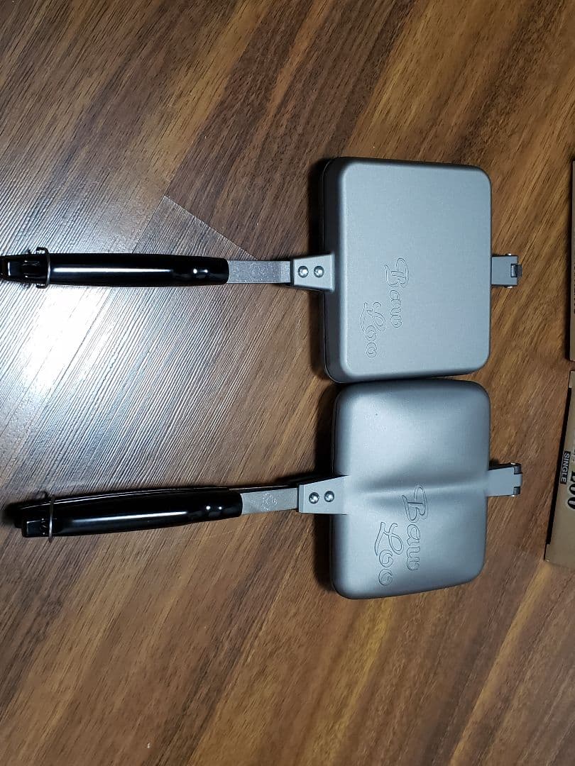 バウルー　ホットサンド　　ダブル　シングル　セット　フッ素加工　新品