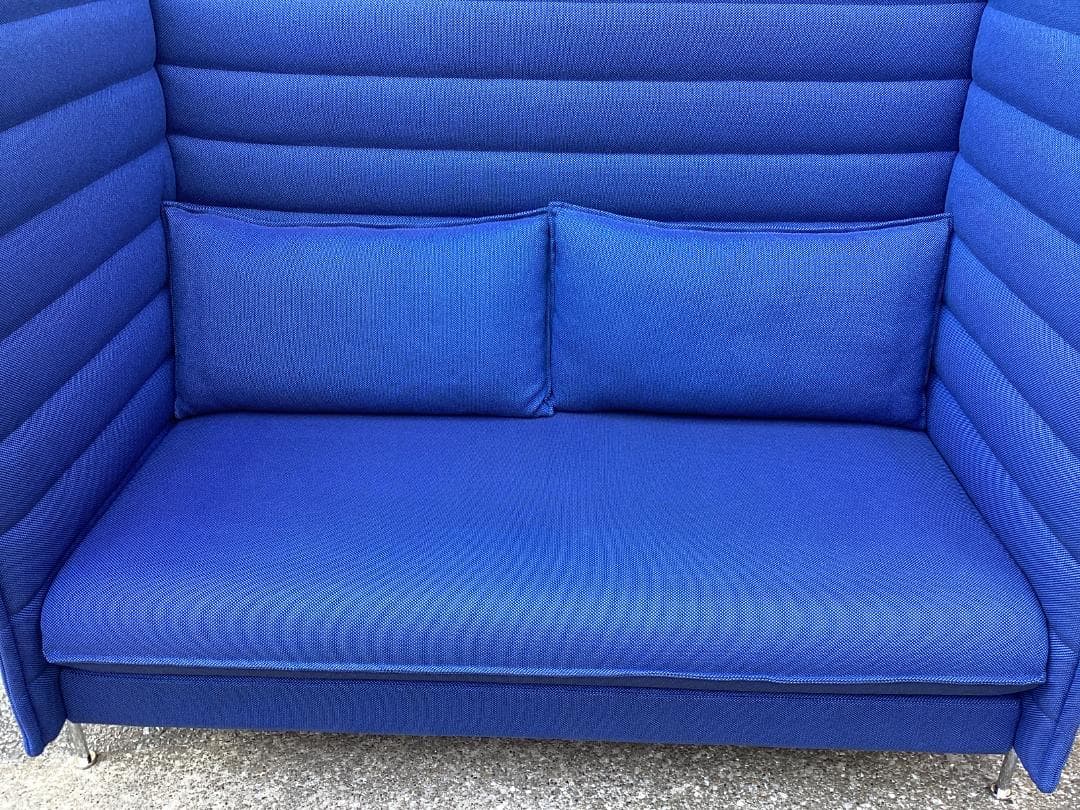 在庫２セット　定価約１６０万　ヴィトラ　アルコーヴソファ　ブルー系