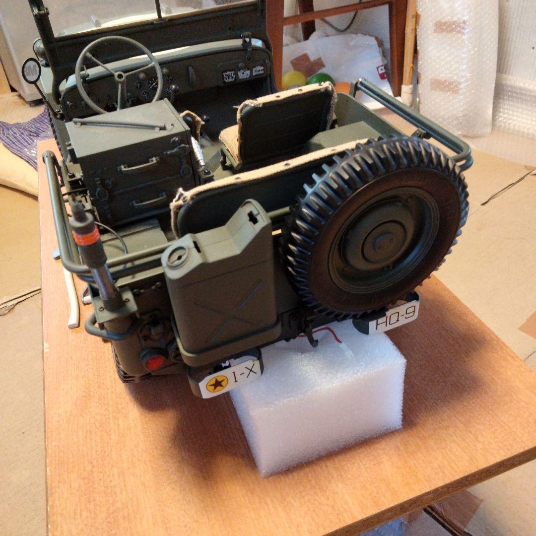 デアゴスティーニ・ウイリスジープ1／8 ・ジャンク品(部品の破損、欠品有りの為）