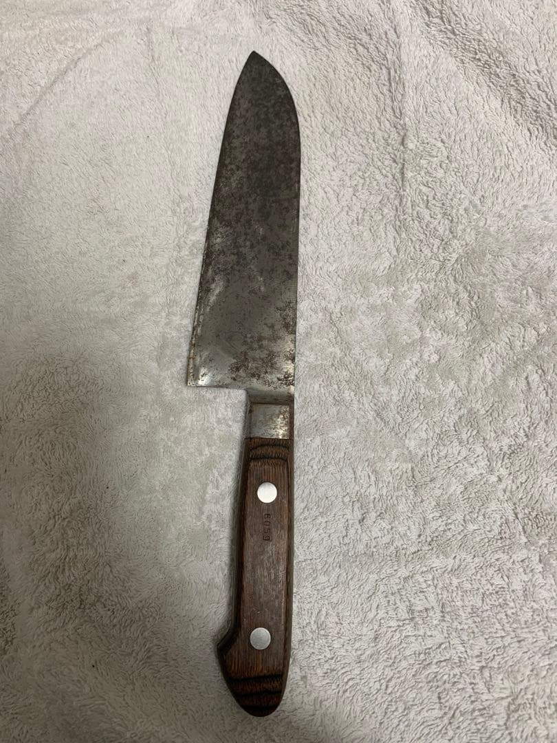 本鋼 関孫六 銀牛 上作 三徳包丁 和包丁 本職用