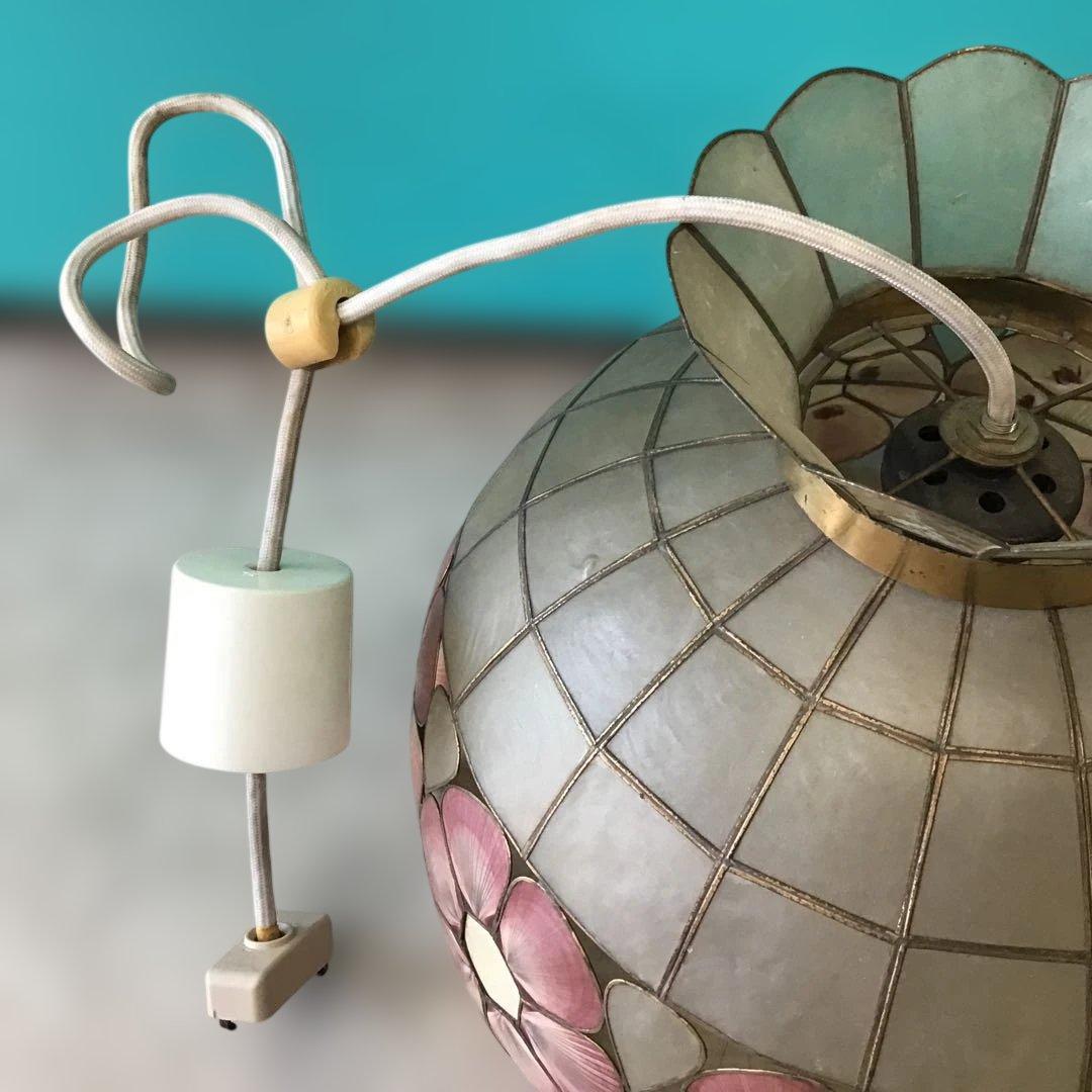 ペンダントライト　カスピ貝　シェル