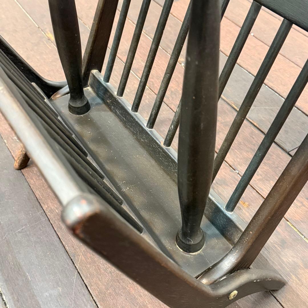 H112K70 マルニ木工 オールドマルニ マガジンラック付きサイドテーブル