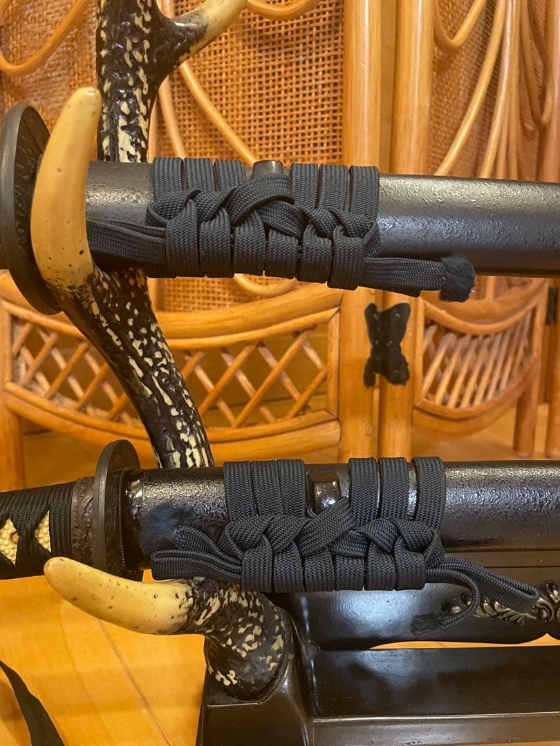 日本刀　模造刀　刀掛代　スタンド　インテリア　レトロ