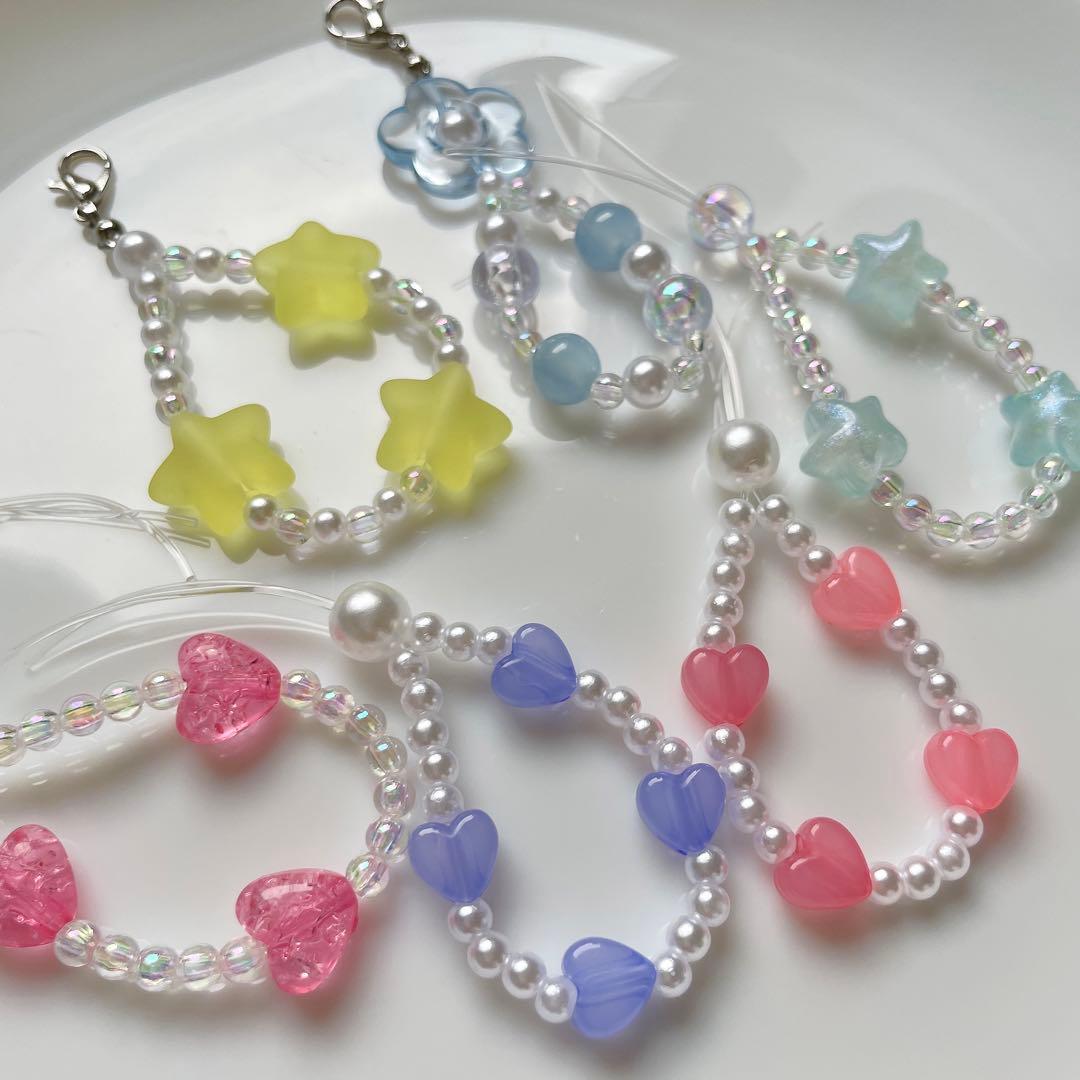 たまごっち ストラップ 推しカラー 推し活 ビーズストラップ - メルカリ