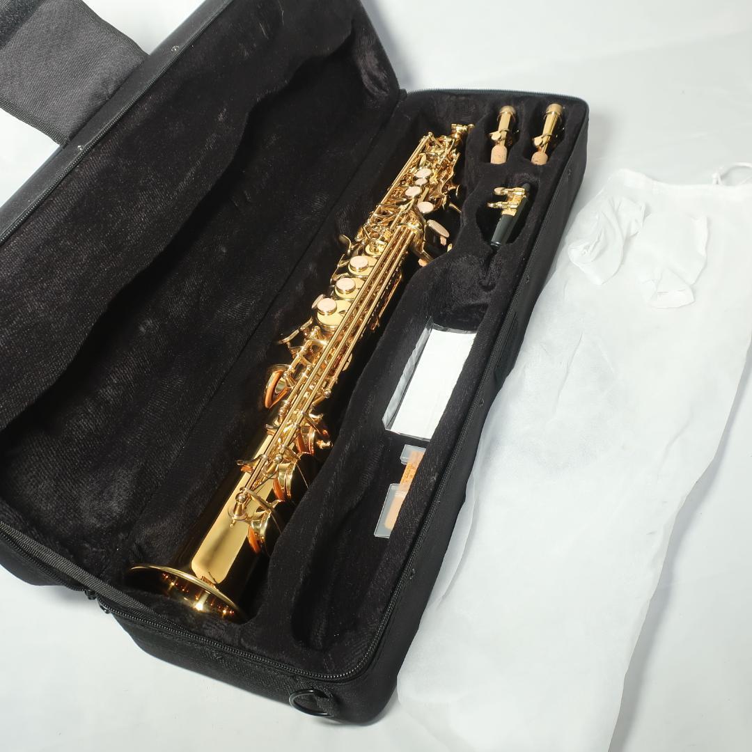 美品 Btuty ソプラノ サックス B♭ストレートタイプ ケース付 難あり