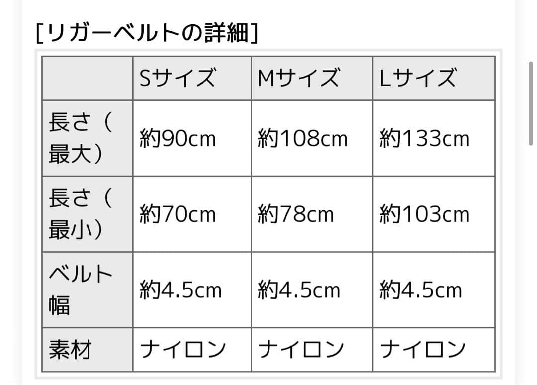 BLACKHAWK! リガーベルト Ｍサイズ