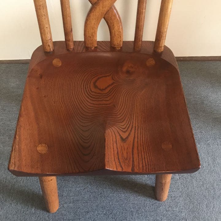 椅子①   手作り、漆仕上げ　家具職人