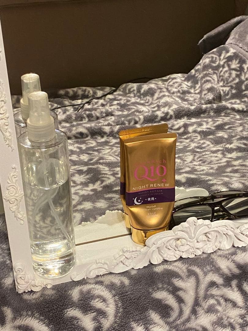 新品♦️ロココ♡ホワイトシャビー ♦️小物置き ウォールミラー♦️隠れ天使♦️送料込