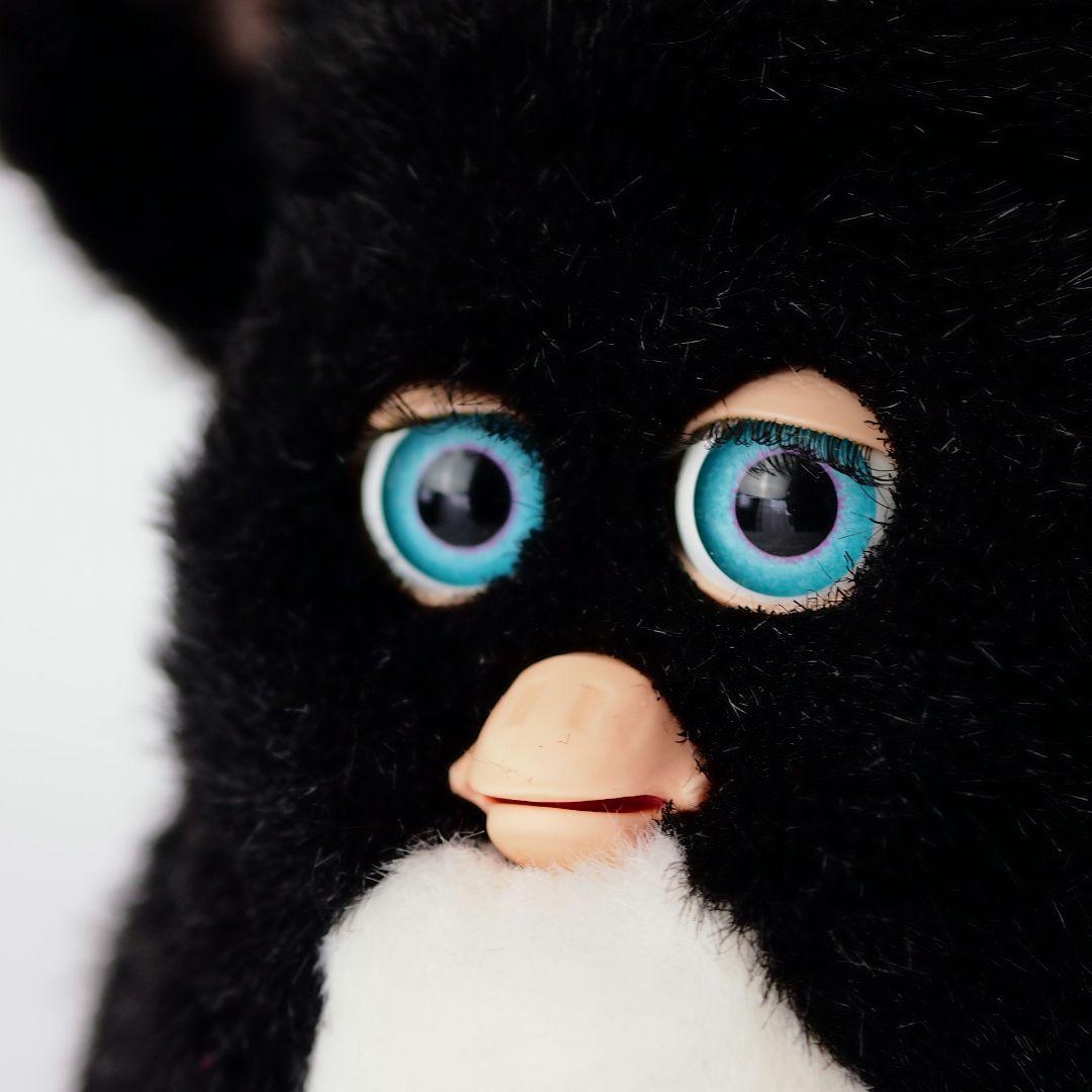 足のみ不稼働】ファービー2 ミルキーパンダ ブルー目 ドイツ語 2005