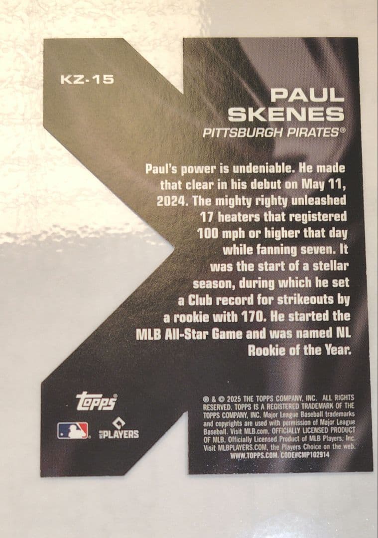 topps series2 two K ZONE トレカ Paul Skeens