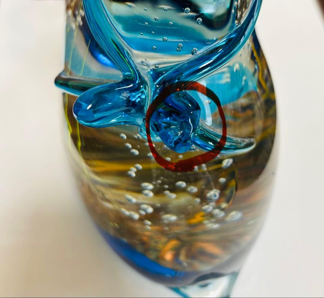 ベネチアングラス 置物 ムラ―ノガラス アクアリウム伝統工芸品 訳あり☆SALE