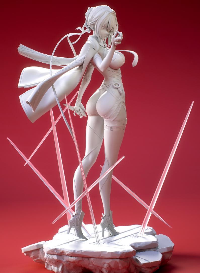 ガレージキット ゼンレスゾーンゼロ イヴリン / 未塗装未組立 ゼンゼロ