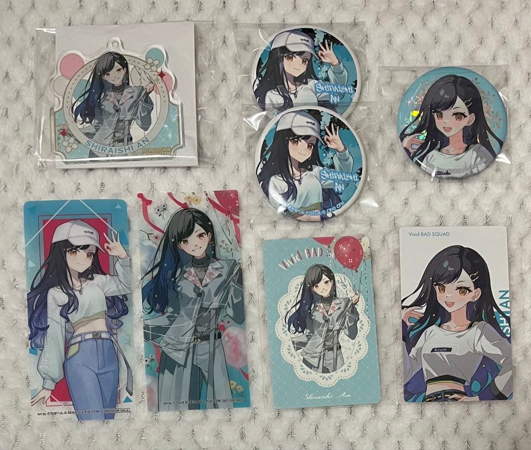 プロセカ 白石杏 感謝祭 クリフェス flyer 缶バッジ グリカ エピカ