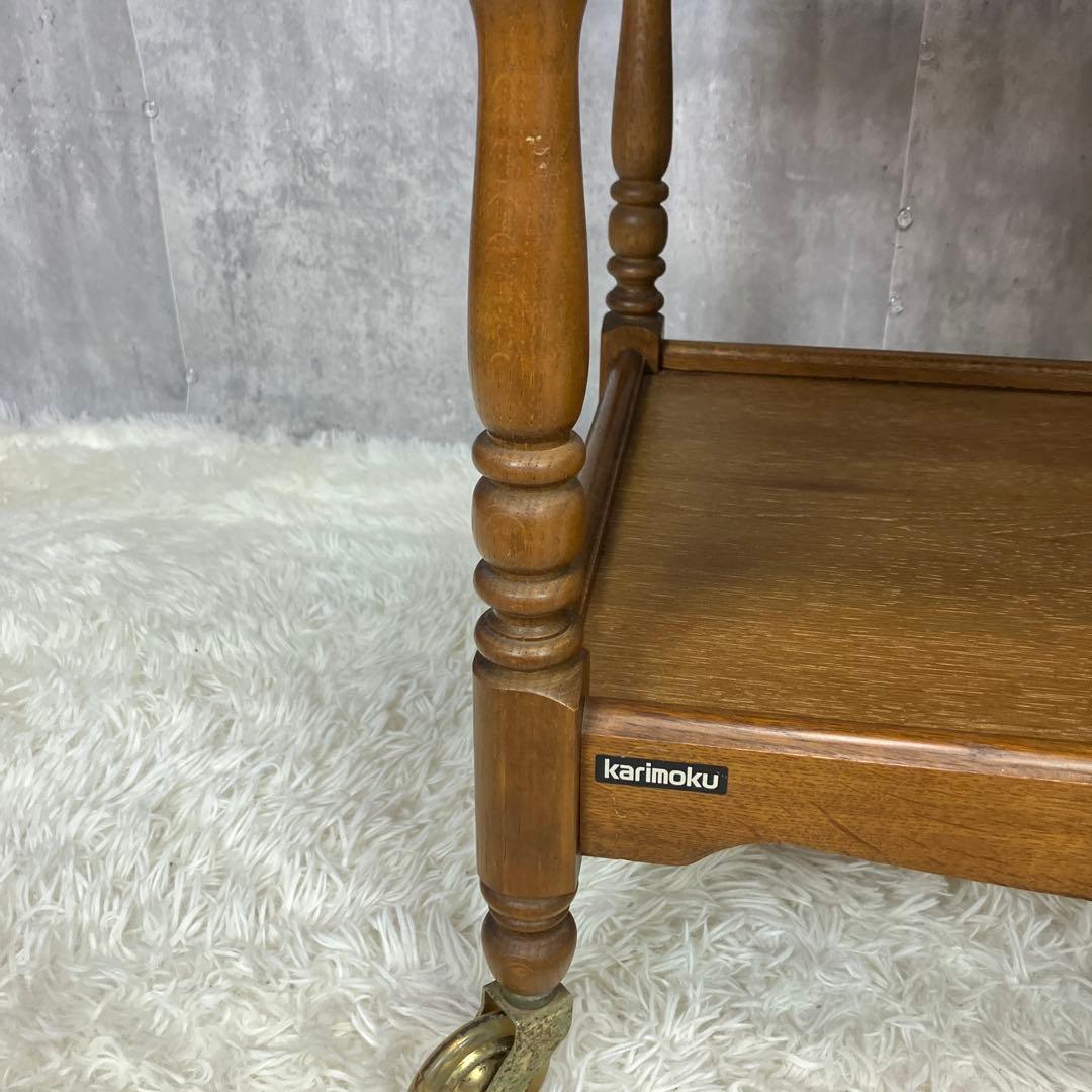 mako miniカリモク Karimoku キッチンワゴン アンティーク
