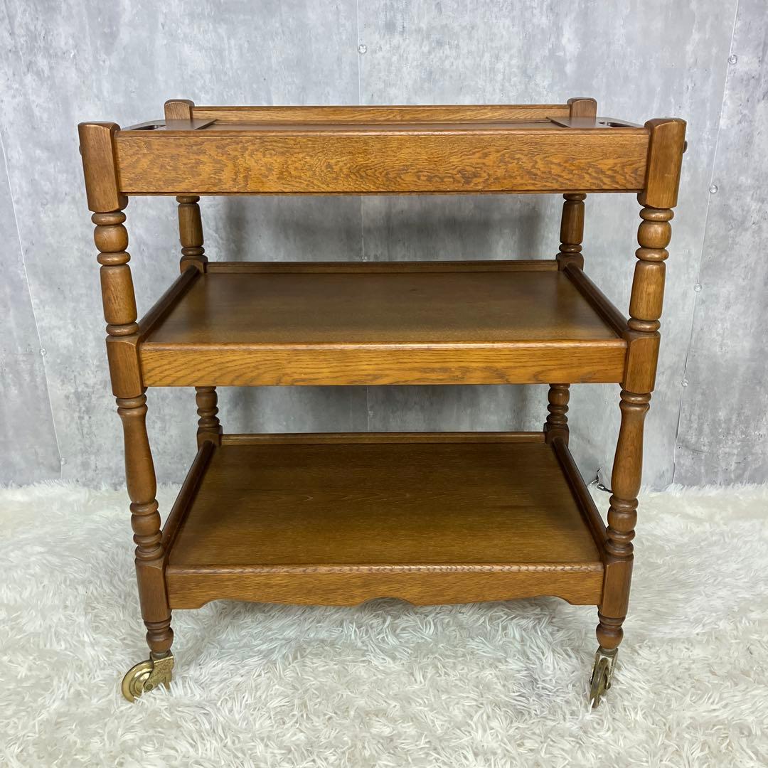 mako miniカリモク Karimoku キッチンワゴン アンティーク