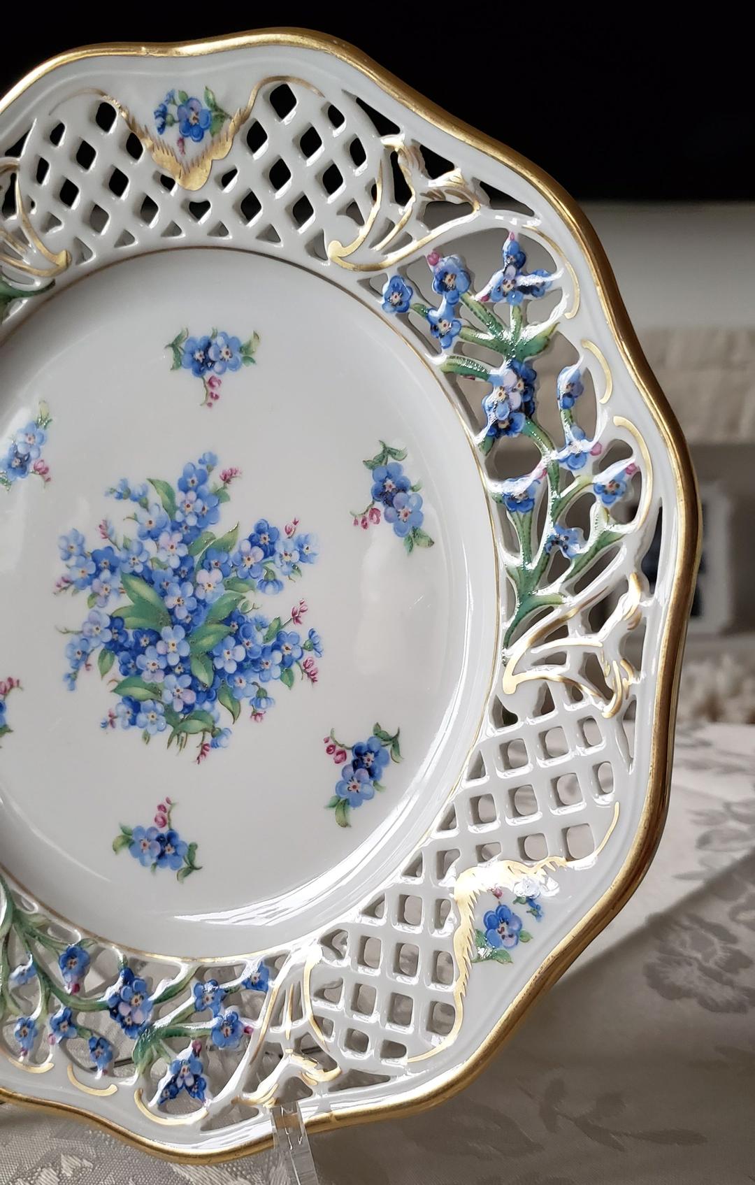 シューマン ⑱ ババリア 勿忘草 ピアス プレート 21.5cm