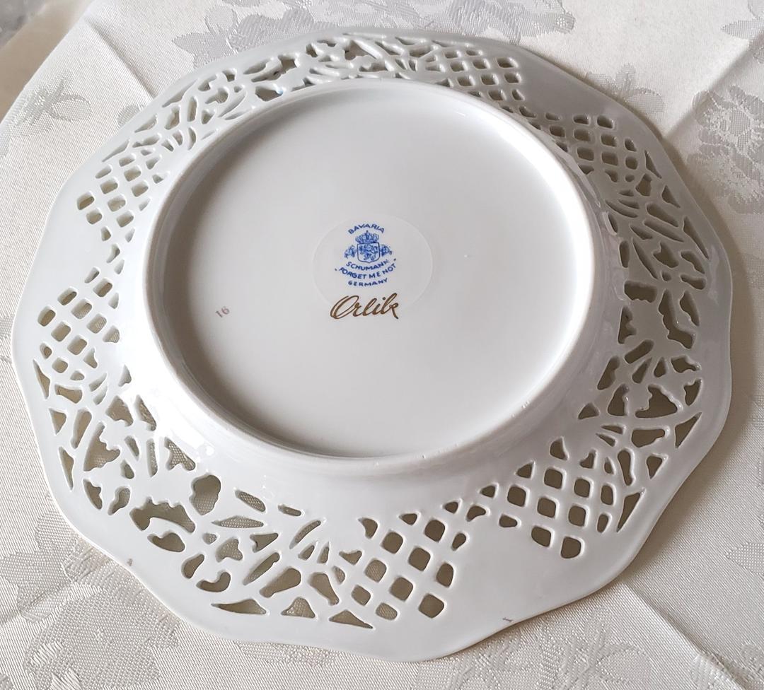 シューマン ⑱ ババリア 勿忘草 ピアス プレート 21.5cm