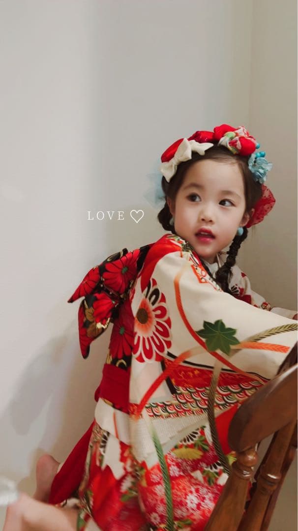 七五三　七五三髪飾り　ヘッドドレス　着物髪飾り　リメイク髪飾り　048