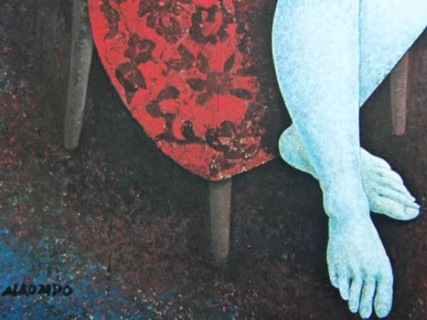 中村直人、裸婦、希少画集画、新品額装付、状態良好