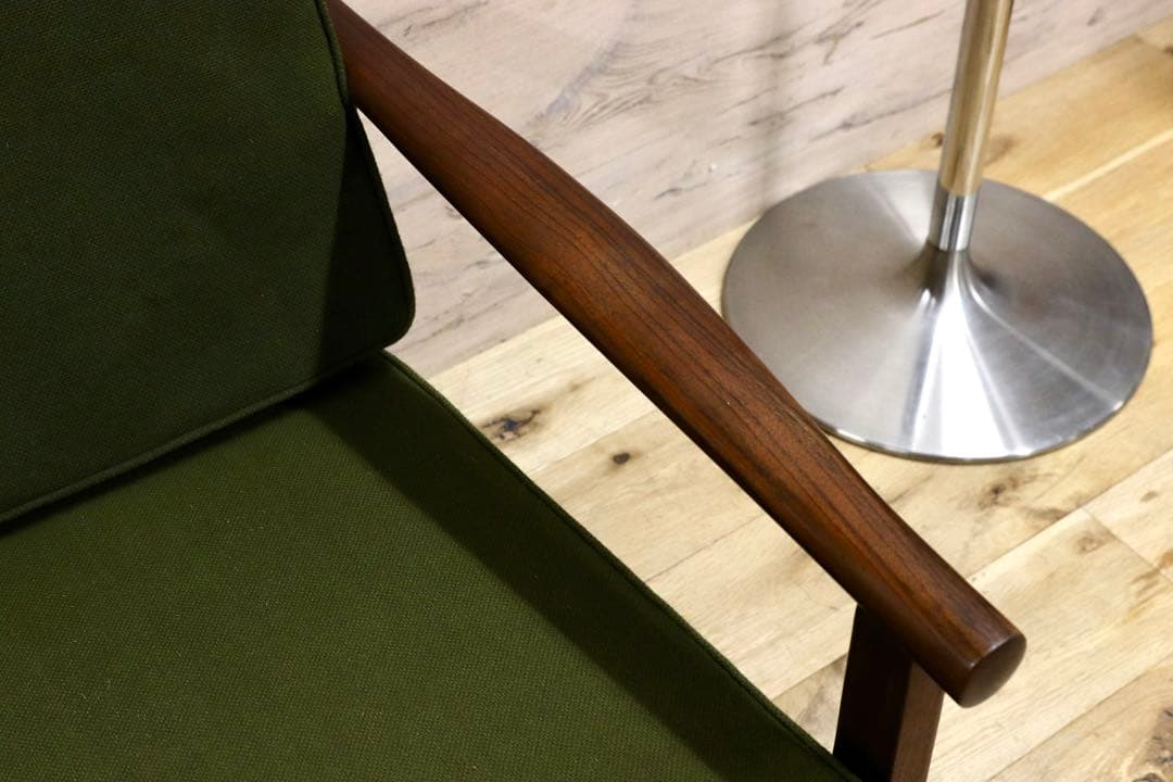 GMHS533A○オールドマルニ / maruni 孔雀 60年代 アームチェ