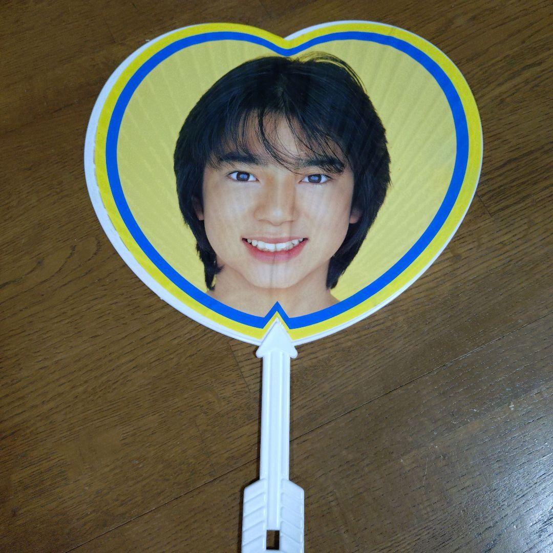 レア】ジュニア時代 嵐 松本潤 ハート型うちわ ジャニーズ - メルカリ