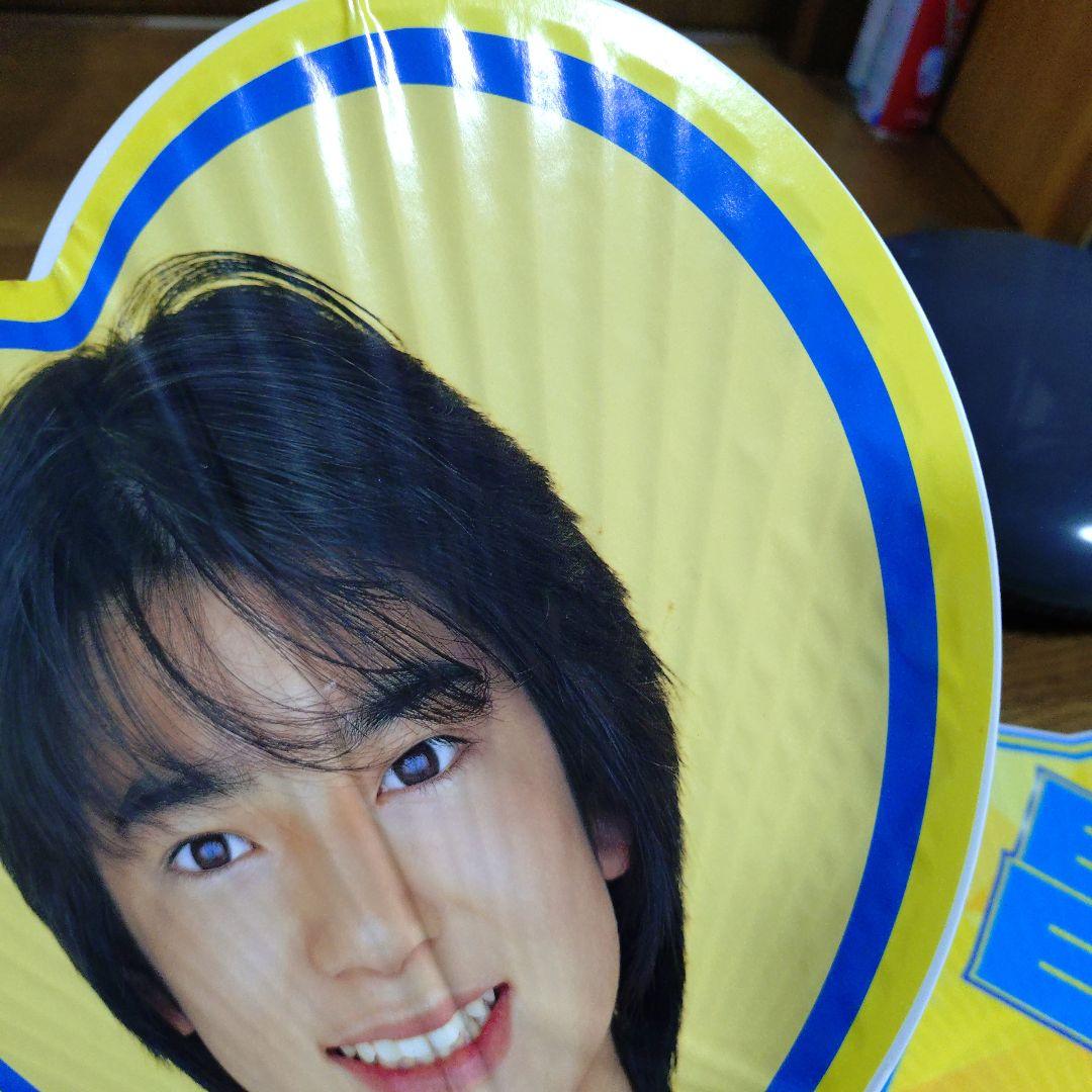 レア】ジュニア時代 嵐 松本潤 ハート型うちわ ジャニーズ - メルカリ