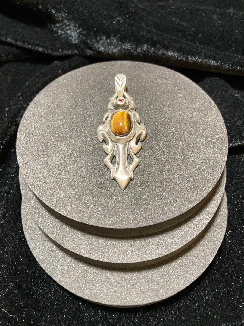 ㉑オーバル・カボ・エッジペンダント Silver925