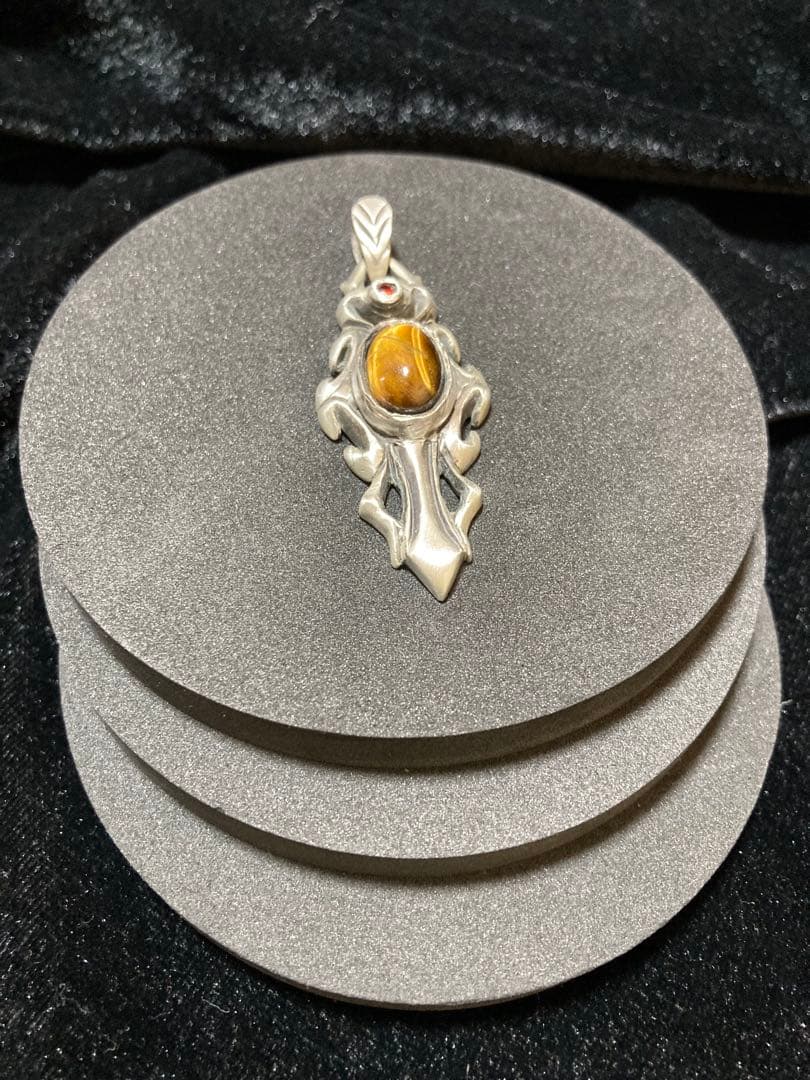 ㉑オーバル・カボ・エッジペンダント Silver925