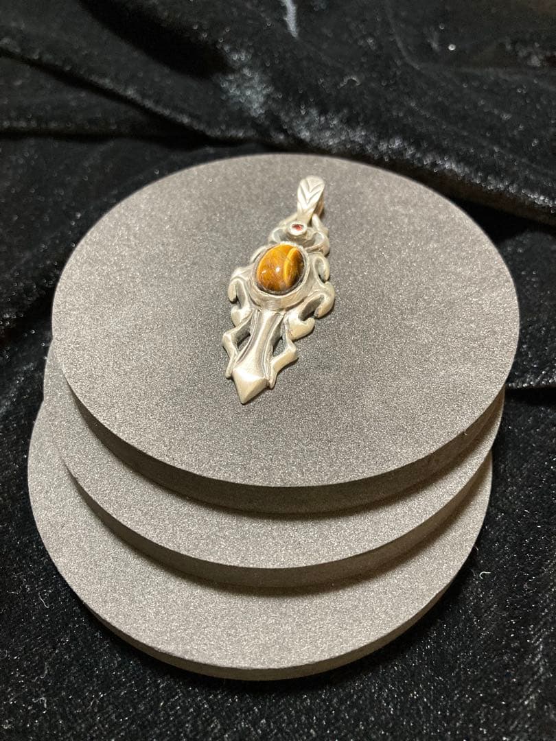 ㉑オーバル・カボ・エッジペンダント Silver925