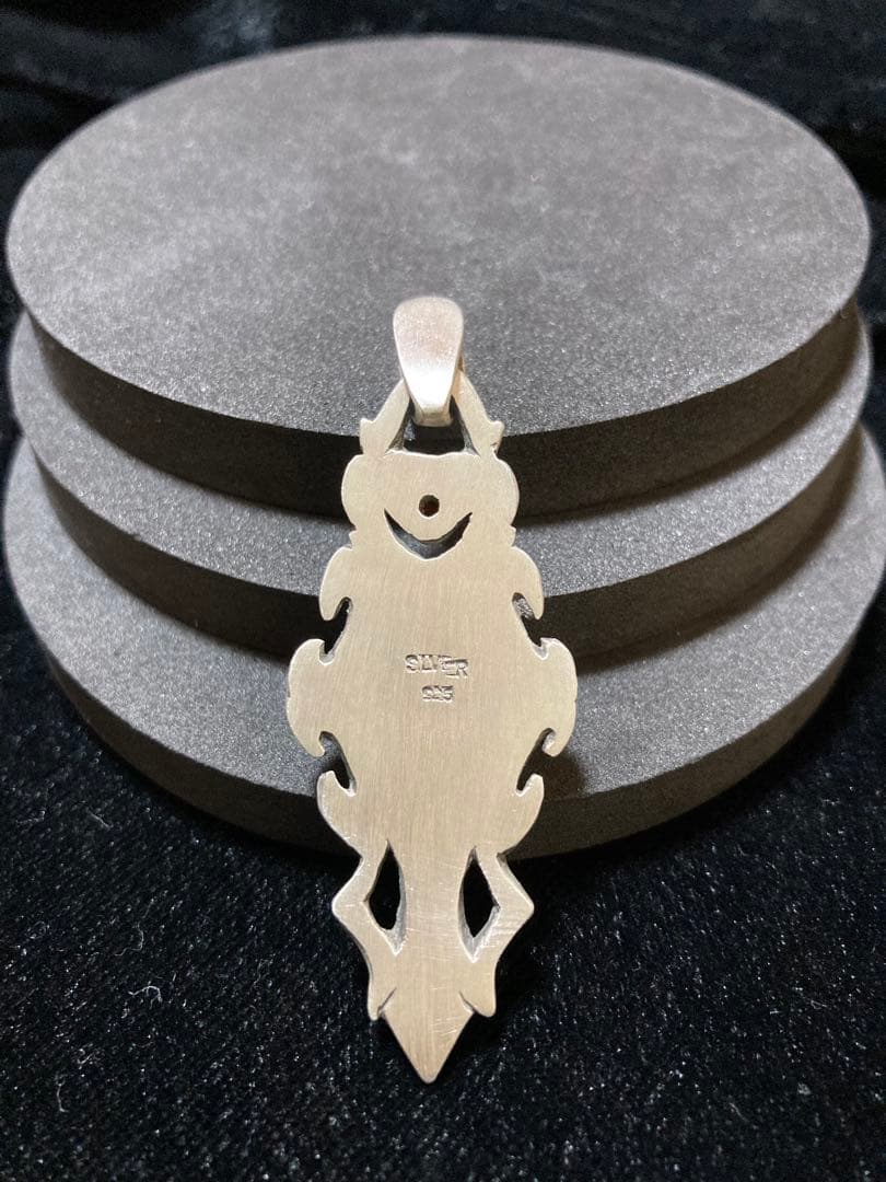 ㉑オーバル・カボ・エッジペンダント Silver925