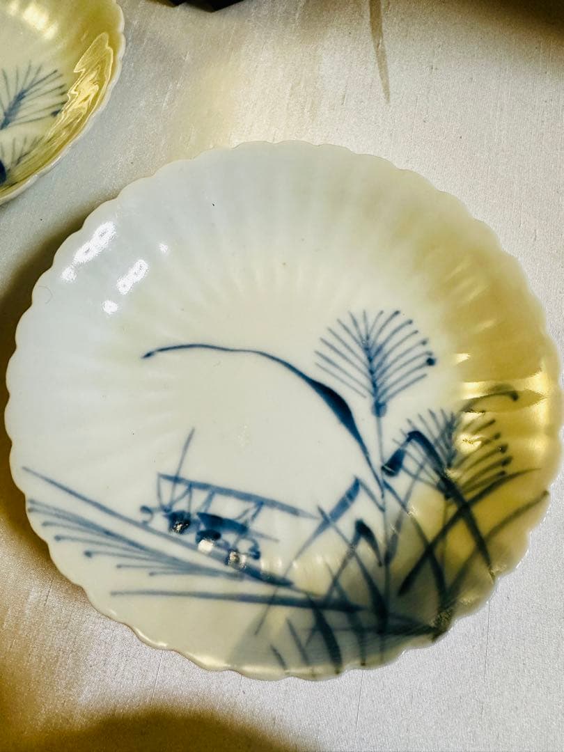 古伊万里　銘々皿　柿右衛門　様式　骨董　5枚