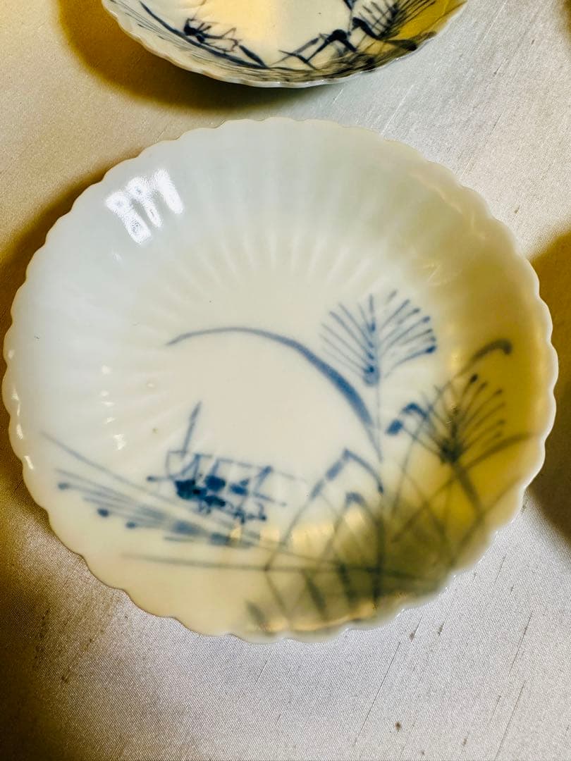 古伊万里　銘々皿　柿右衛門　様式　骨董　5枚