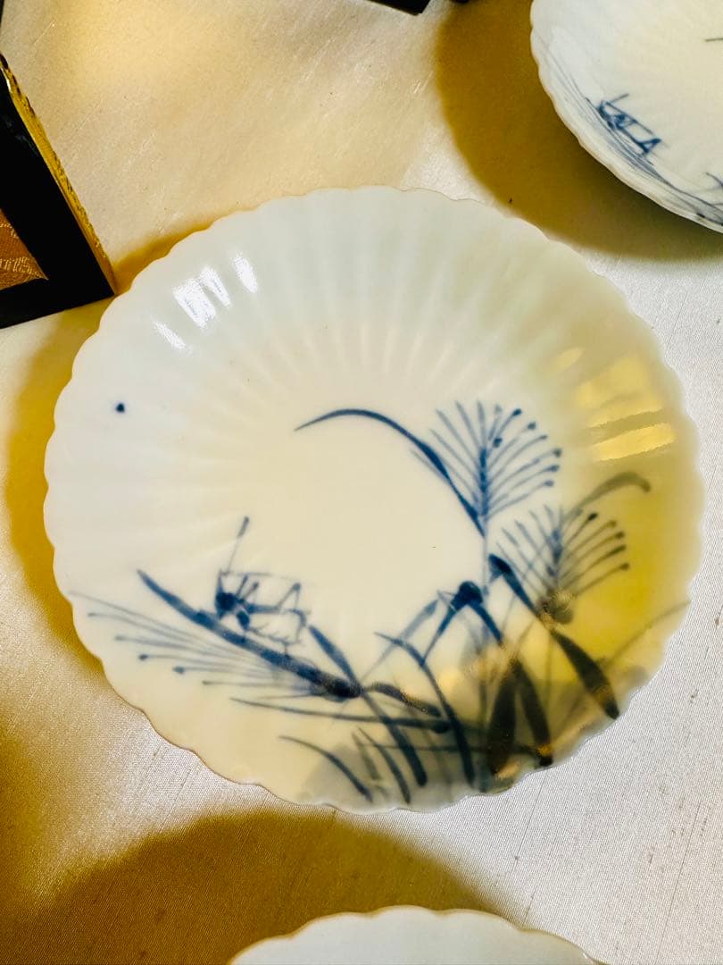 古伊万里　銘々皿　柿右衛門　様式　骨董　5枚