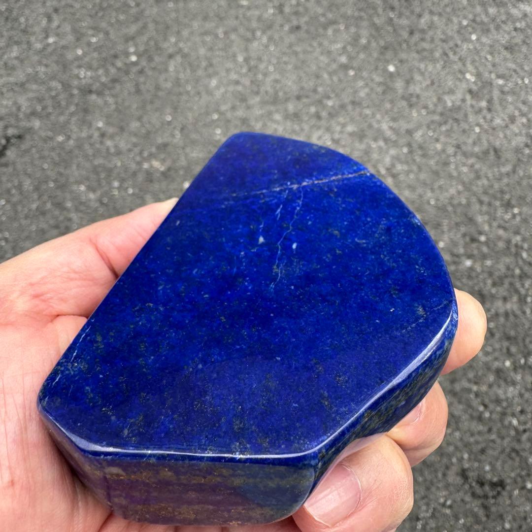 ☆ラピスラズリ☆5A☆引寄せ☆約431g☆アフガニスタン産☆天然無着色☆磨き原石