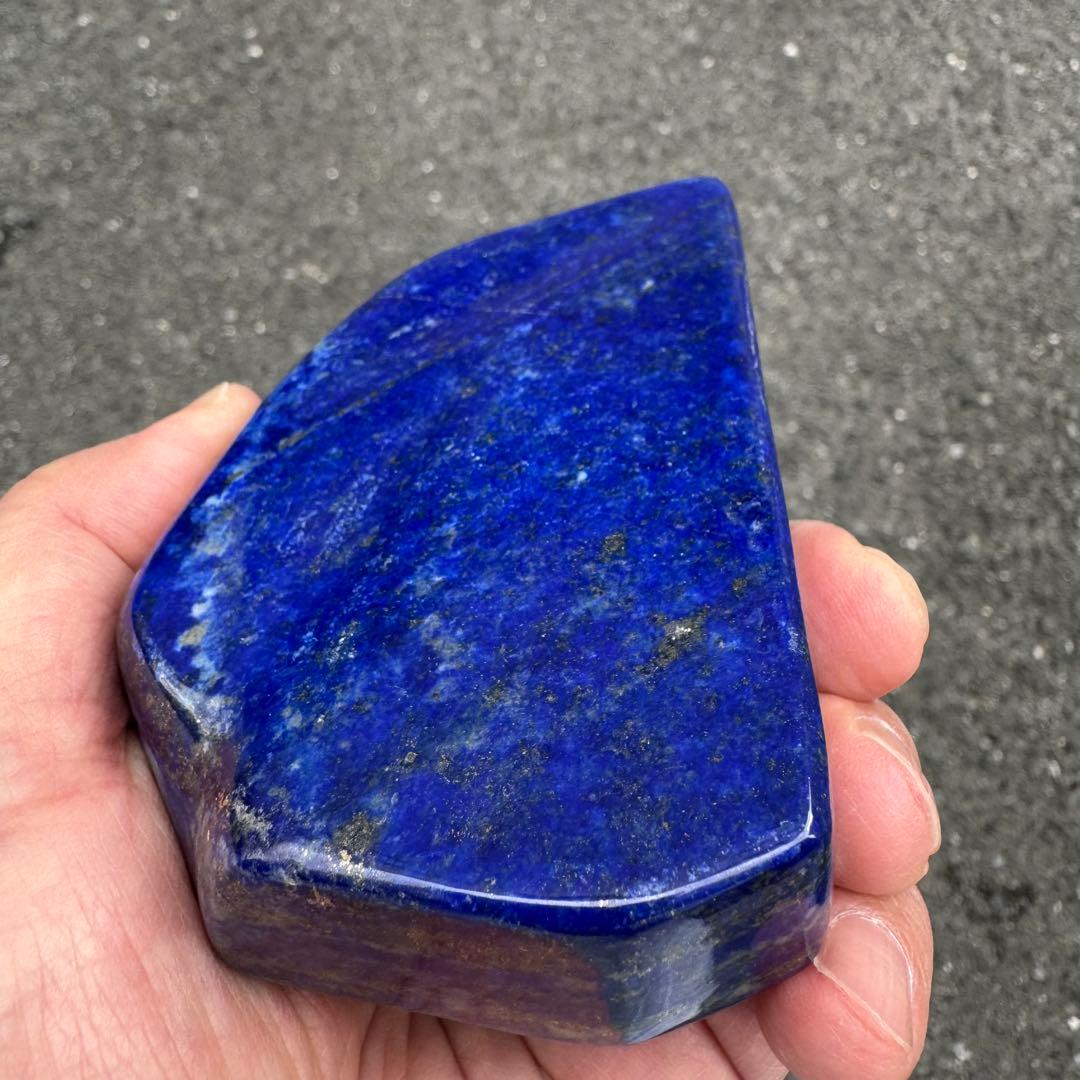 ☆ラピスラズリ☆5A☆引寄せ☆約431g☆アフガニスタン産☆天然無着色☆磨き原石